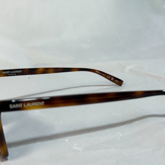 Saint Laurent Acetate Cat Eye II SL502 003 Tortoise 56-16-145 NWOT - Picture 7 of 12